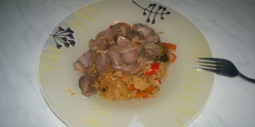 Рецепт чечевица с баклажаном и чили перцем, мясо птицы с имбирем