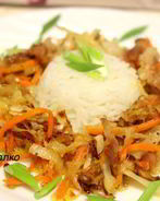 Рис с солянкой из капусты