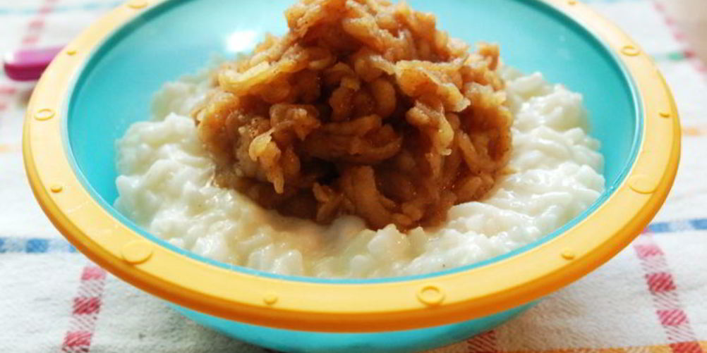 Как приготовить рис с яблоками