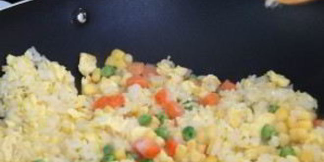 Рецепт рис с жареными креветками по-китайски