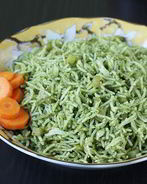 Рис со шпинатом