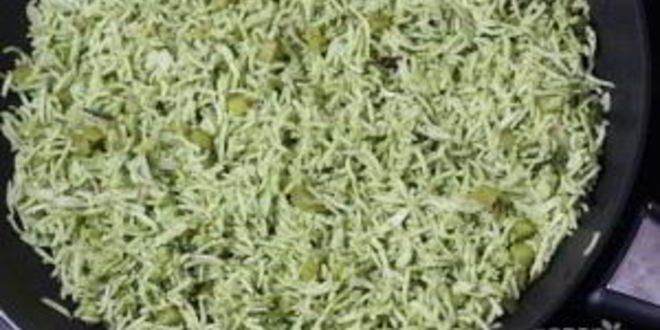 Рецепт риса со шпинатома