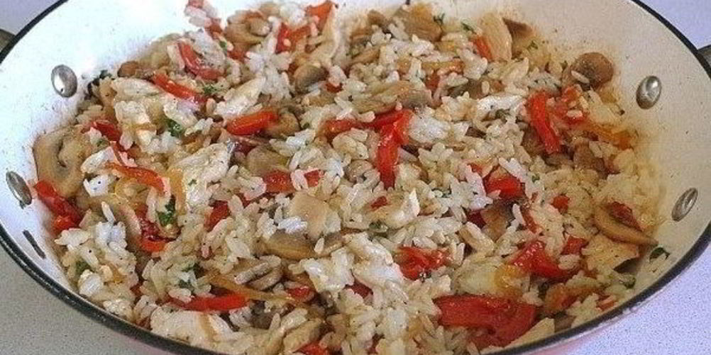 Как приготовить рис жасминовый с овощами и курицей