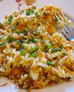 Вегетарианский жареный рис