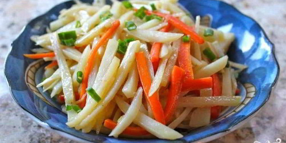 Как приготовить жареная картошка с луком и морковкой