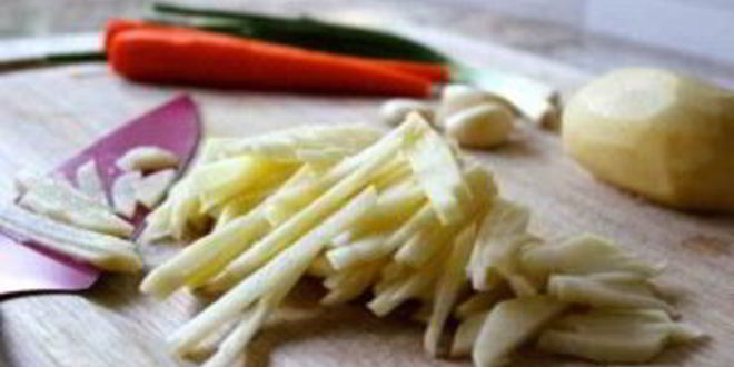 Рецепт жареная картошка с луком и морковкой