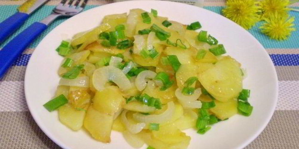 Как приготовить жареная картошка с луком
