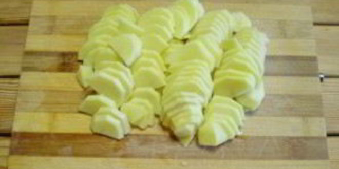 Рецепт жареная картошка с луком