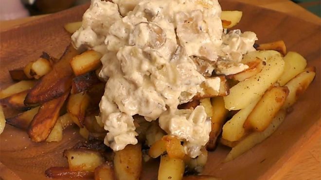 Рецепт Жареная картошка с вешенками на сковороде