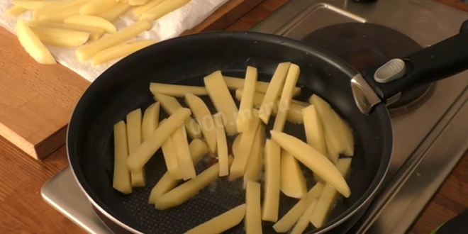 Рецепт жареная картошка с вешенками на сковороде