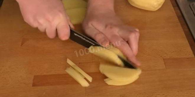 Рецепт жареная картошка с вешенками на сковороде