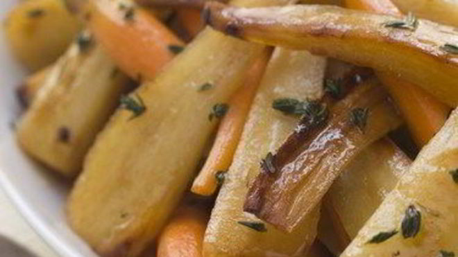 Рецепт Жареный пастернак с петрушкой