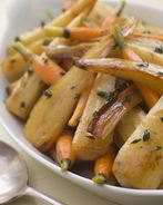 Жареный пастернак с петрушкой