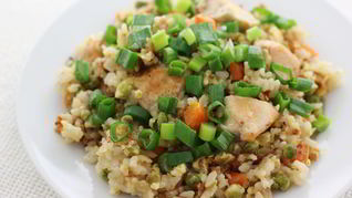 Рецепт Жареный рис с курицей