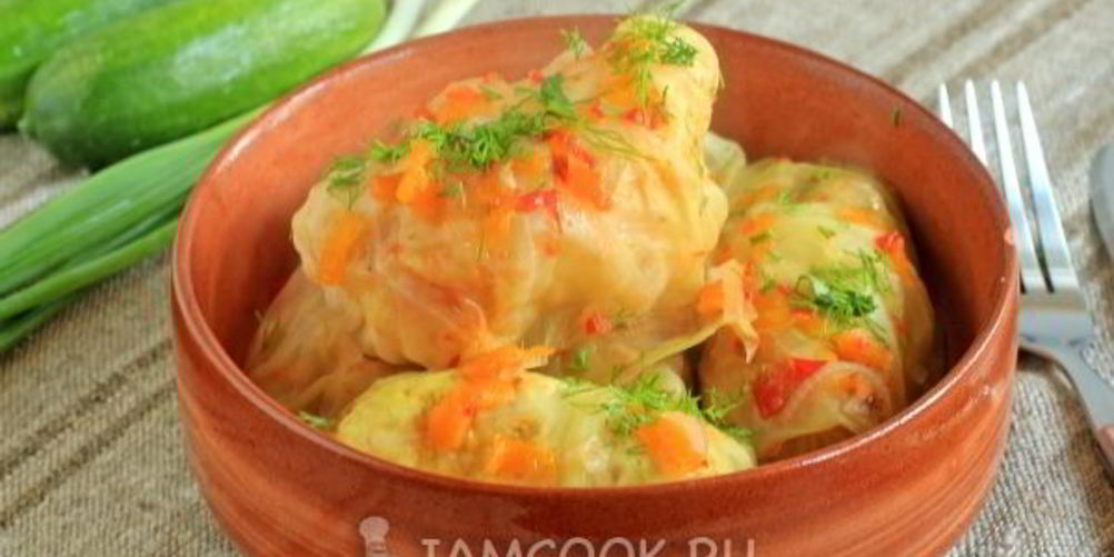 Как приготовить диетические голубцы с курицей