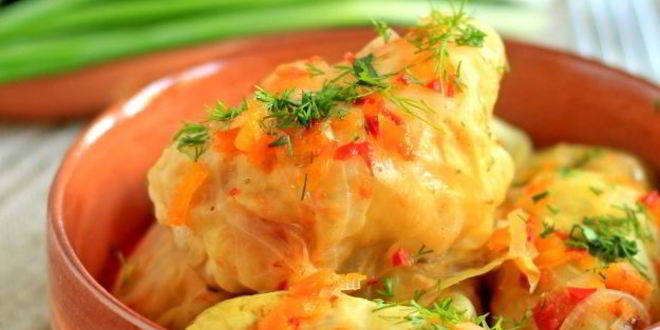 Рецепт диетические голубцы с курицей