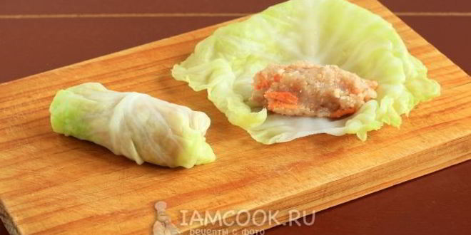 Рецепт диетические голубцы с курицей