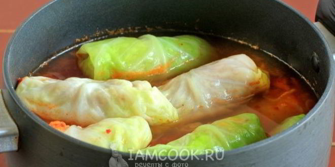 Рецепт диетические голубцы с курицей