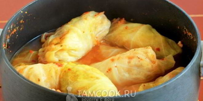 Рецепт диетические голубцы с курицей