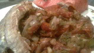 Рецепт Долма из копченой рыбы