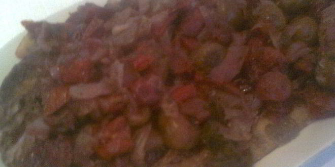 Рецепт долма из копченой рыбы