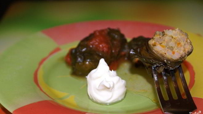 Рецепт Долма из свекольных листьев