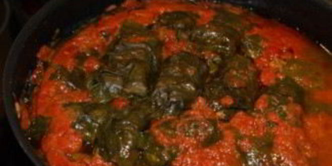 Рецепт долма из свекольных листьев