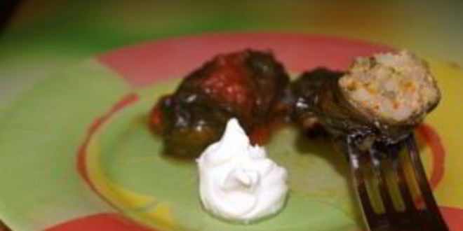 Рецепт долма из свекольных листьев