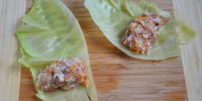 Рецепт голубцы, фаршированные мясом и рисом