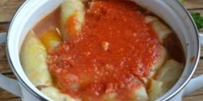 Рецепт голубцы, фаршированные мясом и рисом
