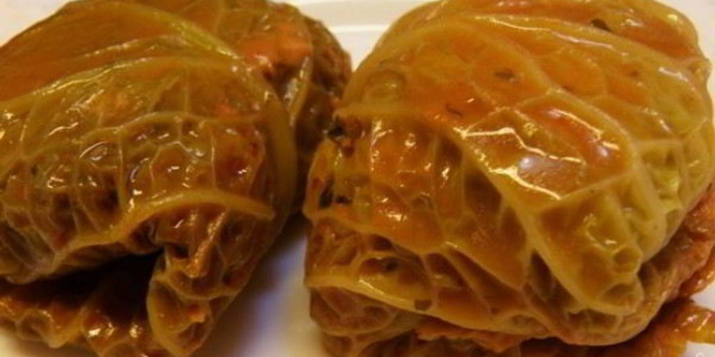 Рецепт голубцы из савойской капусты с грибами без мяса
