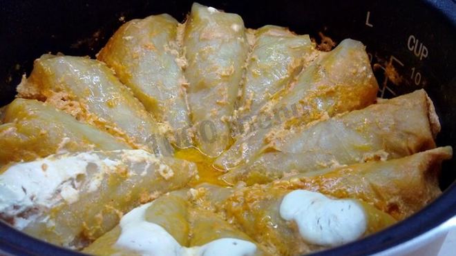 Рецепт Голубцы из свиного фарша в мультиварке