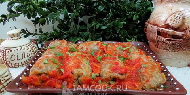 Рецепт голубцы с гречкой и грибами