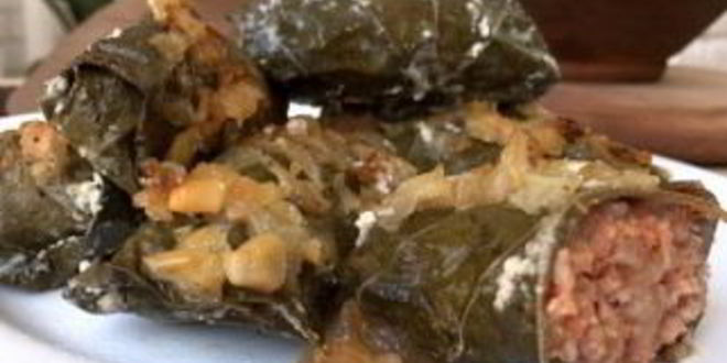 Рецепт голубцы в виноградных листьях