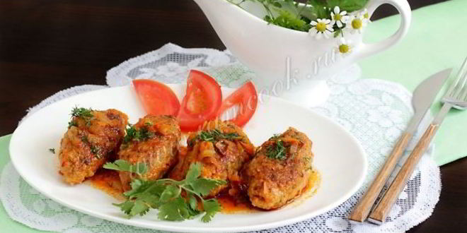 Рецепт ленивые голубцы-котлетки