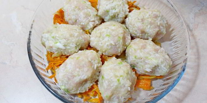 Рецепт ленивые голубцы с куриным фаршем