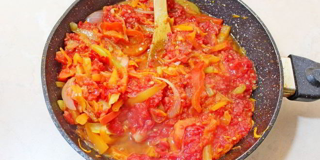 Рецепт ленивые голубцы с куриным фаршем