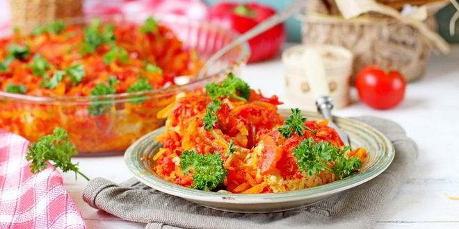 Рецепт ленивые голубцы с куриным фаршем