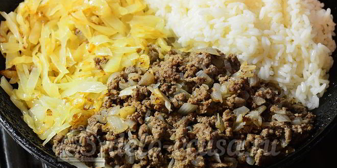 Рецепт ленивые голубцы со сметаной