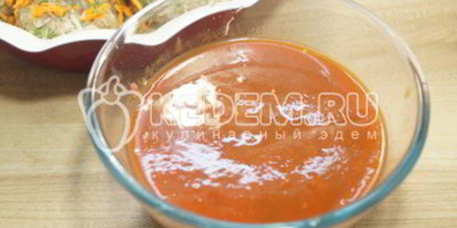 Рецепт ленивые голубцы в духовке