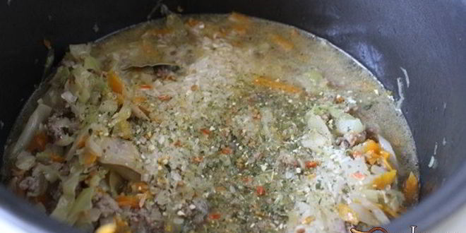 Рецепт ленивые голубцы в мультиварке