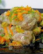 Постные голубцы с гречкой