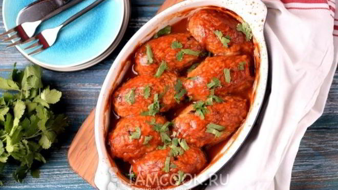 Рецепт Постные ленивые голубцы