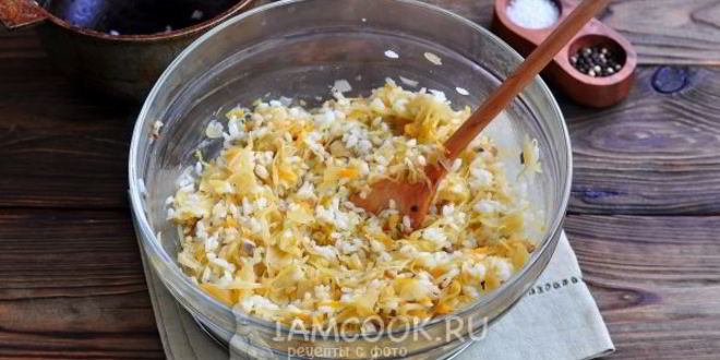 Рецепт постные ленивые голубцы