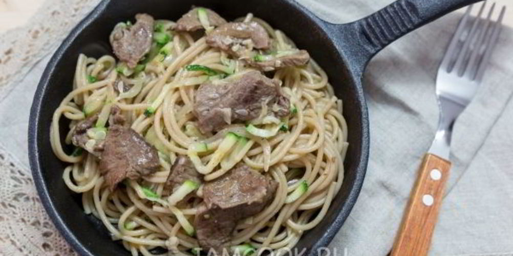 Рецепт гречневая лапша с овощами