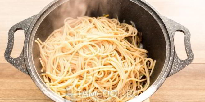 Рецепт гречневая лапша с говядиной и овощами