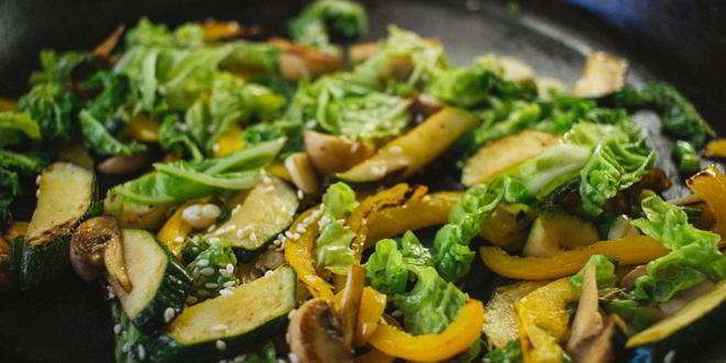 Рецепт гречневая лапша с овощами