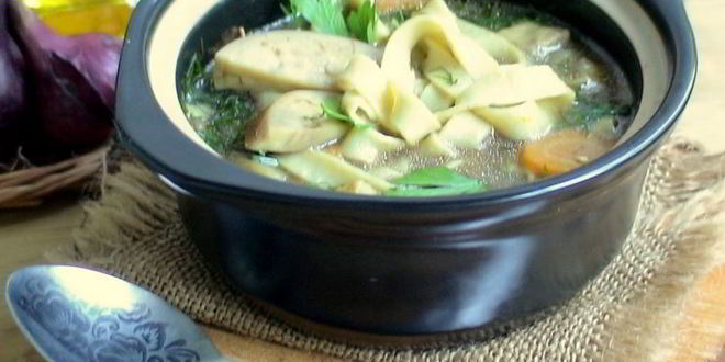 Рецепт грибная лапша джинга