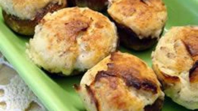 Рецепт Аппетитные фаршированные шампиньоны