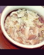 Белые грибы в горшочке